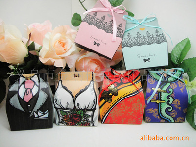 【批發(fā)供應(yīng)婚禮用品 個(gè)性喜糖盒 甜甜蜜蜜喜糖盒 義烏喜糖盒批發(fā)】?jī)r(jià)格,廠家,圖片,禮品盒、禮品袋,義烏市金納枝喜慶用品商行-